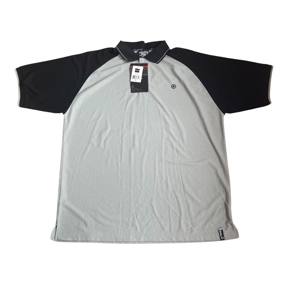 South Pole Men’s Golf Shirt Size XL Gray And Black